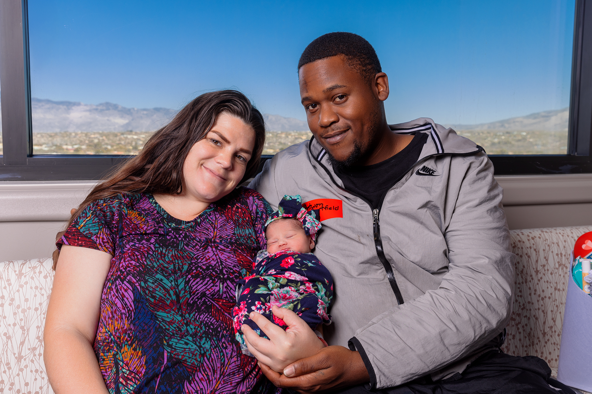 Kendra and Antwon Heartfield with baby 