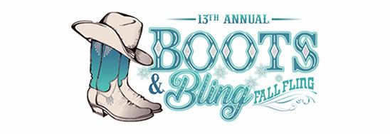 Boots and Bling Logo for mosaic block